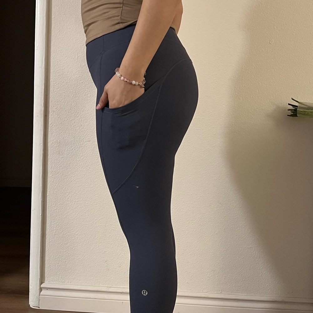 Lululemon Navy Gray Leggings